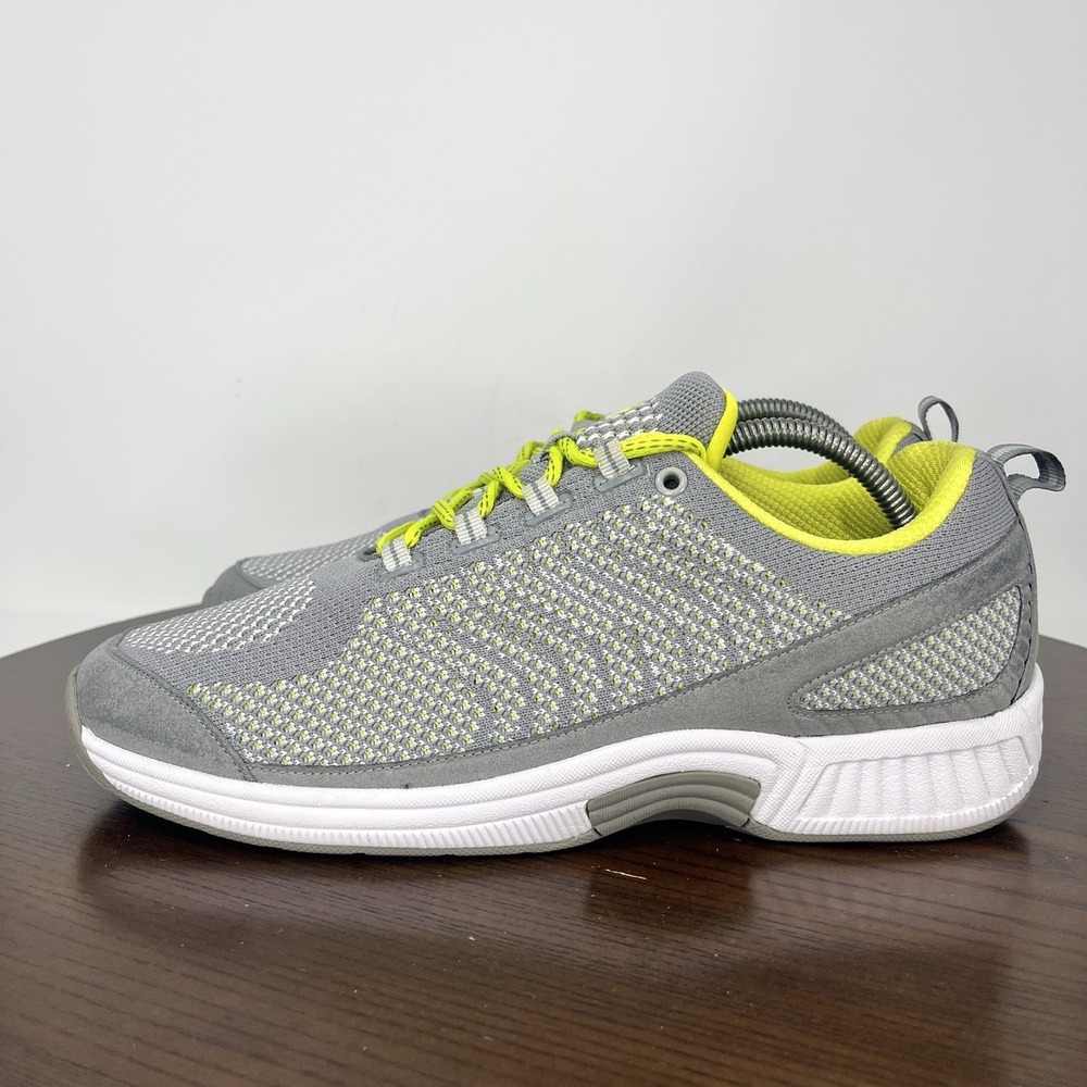 Orthofeet 987 Coral Shoes Women's 12 B Gray Comfort Orthopedic Diabetic Sneakers